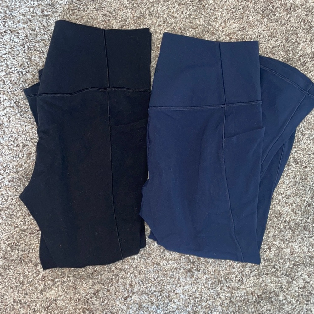 Athleta Salutation Stash Pocket Crop Bundle